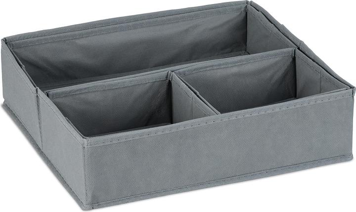 Relaxdays 4-tlg. Schubladenorganizer (4 x, 16 x 34 x 8 cm, 33 x 35 x 10 cm, 17 x 16 x 8 cm)