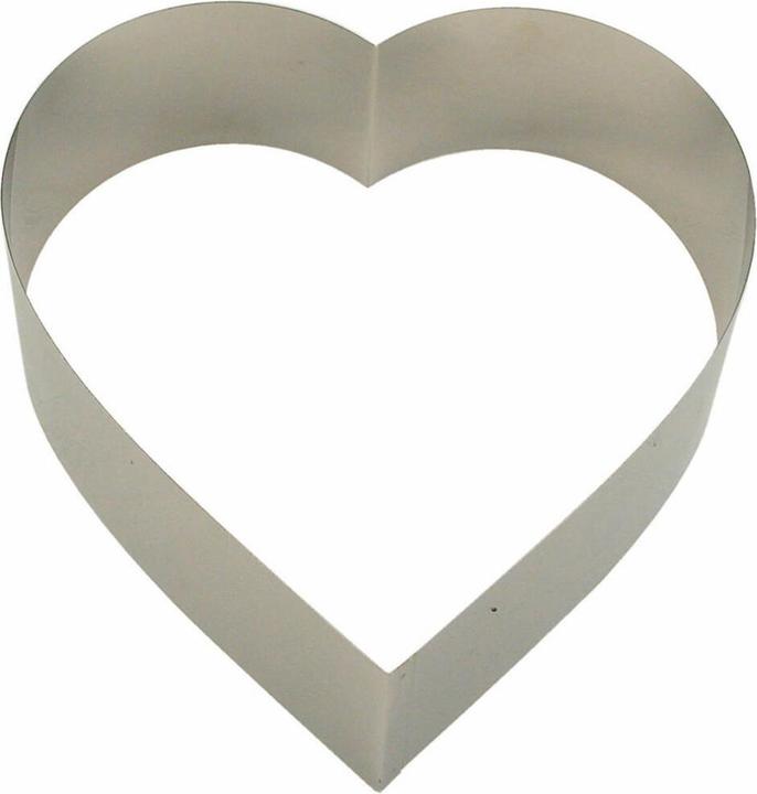 Actual product image Städter Cake frame heart stainless steel (26 cm)