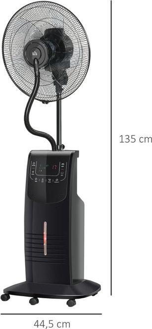 Actual product image Jamb Pedestal fan with atomizer
