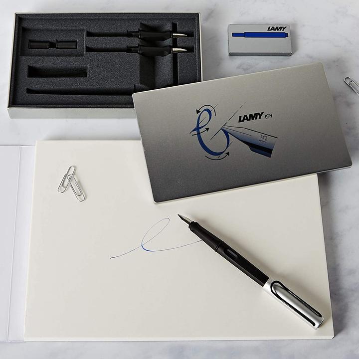 Immagine prodotto Lamy JOY - set per scrivere su carta e penna (Grigio, Nero, 3 x)