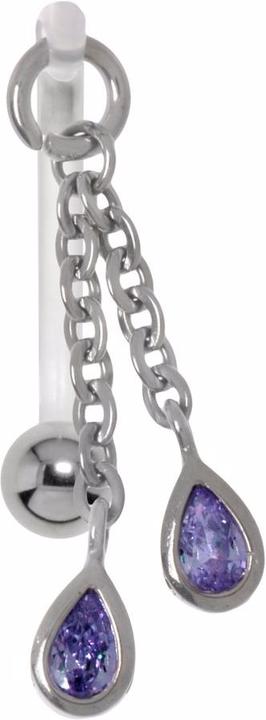 Silver, Transparent, Violet