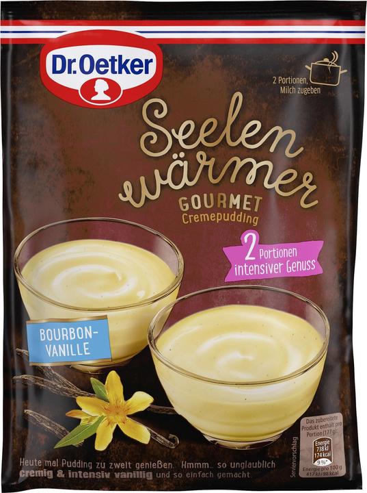 Image du produit Dr. Oetker Pudding Chaleur d'âme Gourmet, vanille bourbon (55 g)