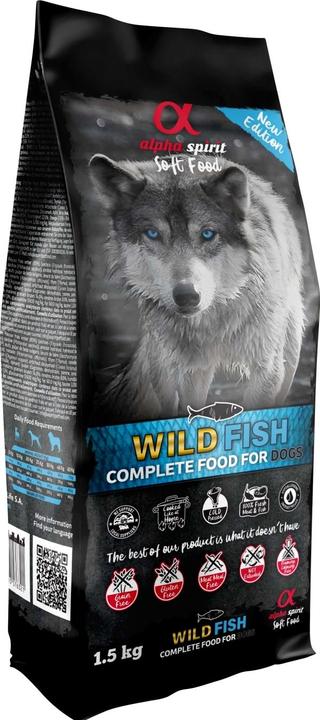 Produktbild Alpha Spirit AlphaSpirit Semi-moist Fisk, 1,5 kg (1500 g)