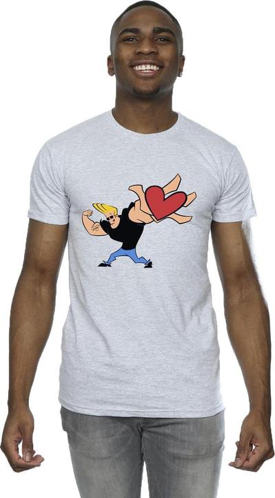 Produktbild Johnny Bravo Heart Present TShirt (L)