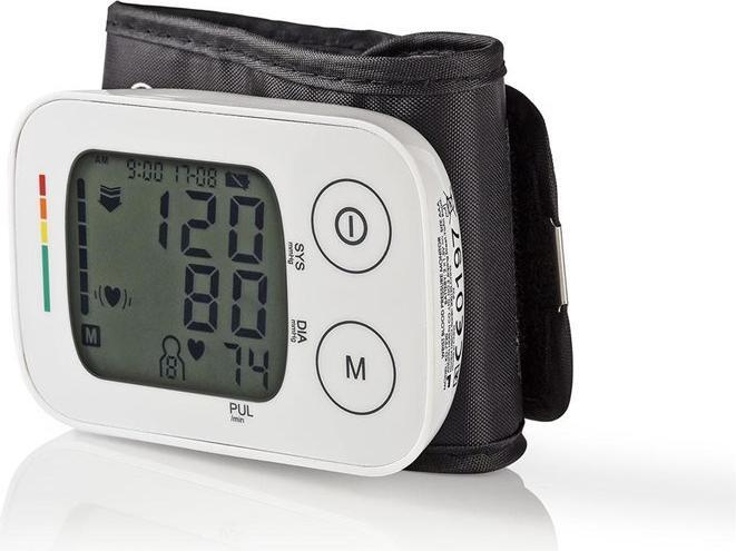 Produktbild Nedis Handgelenk-Blutdruckmessgerät | LCD | Uhrzeit/Datum | 4 x (Blutdruckmessgerät Handgelenk)