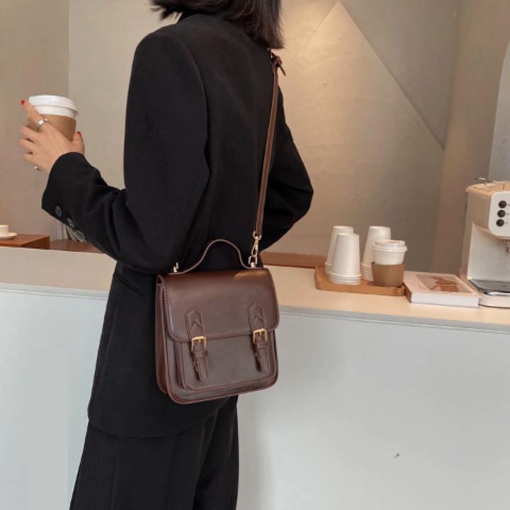 Produktbild Only-Bags.Store Veganer Lederrucksack, 3-Wege-Rucksack, Umhängetasche, vegane Lederhandtasche, veganer