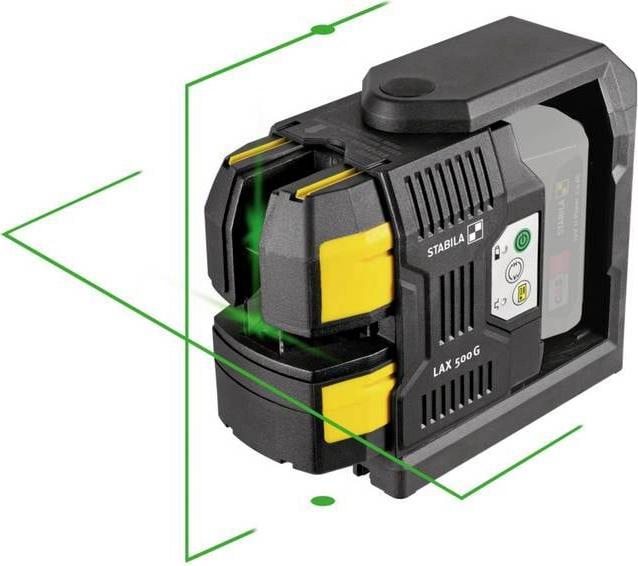 Produktbild Stabila LAX 500 G Kreuzlinienlaser ohne Akku Reichweite (max.): 40 m
