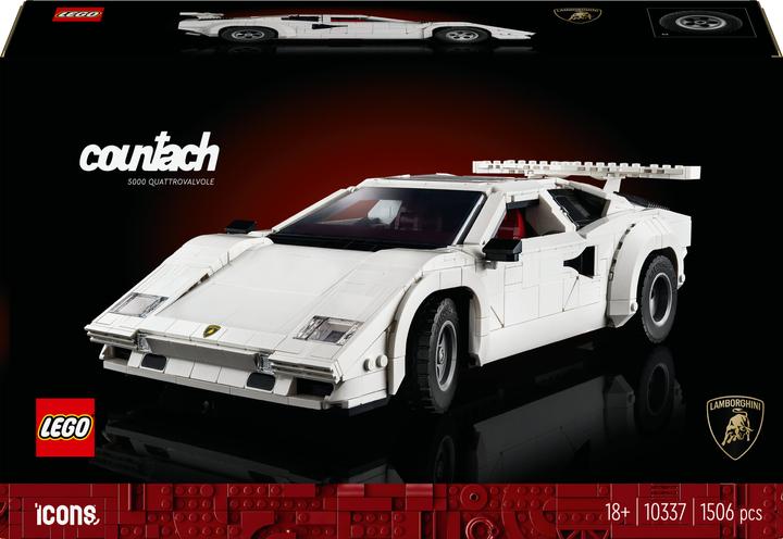 Immagine prodotto LEGO Lamborghini Countach 5000 Quattrovalvole (10337, LEGO Icons, Set LEGO rari)