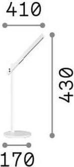 Immagine prodotto Ideal lux PIVOT LED lampada da tavolo 7,5W dimmerabile bianco CCT colore della luce regolabile 289168 (700 lm)