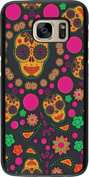 Actual product image PhoneLook Coque Halloween 22 colourful mexican skulls (Samsung Galaxy S7)