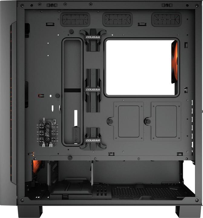 Actual product image Cougar Gehäuse Midi-Tower, Airface ECO, ARGB, Schwarz (ATX, Mini-ITX, mATX, SSI CEB)