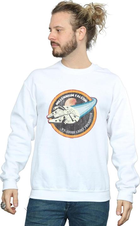 Immagine prodotto Star Wars Millennium Falcon Badge Felpa Uomo (4XL)