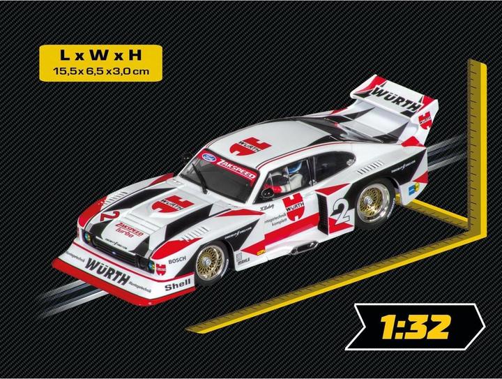 Produktbild Carrera 20027718 - Evolution Ford Capri Zakspeed Turbo "Würth-Zakspeed-Team, No.2" mit Licht