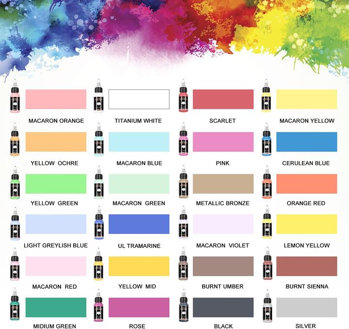Image du produit Sagudio Couleurs aérographe (Multicolore, 720 ml)