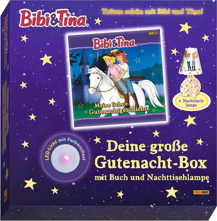 Actual product image Panini Bibi & Tina: Deine grosse Gutenacht-Box mit Buch und Nachttischlampe (German, Panini, 2021)