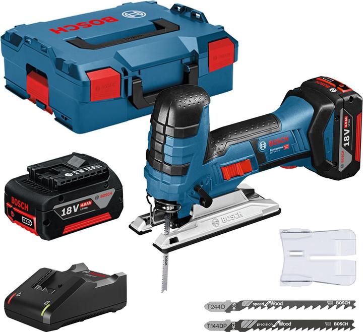 Puzzle, 2x batterie 18V4Ah, Chargeur, Lame de scie sauteuse