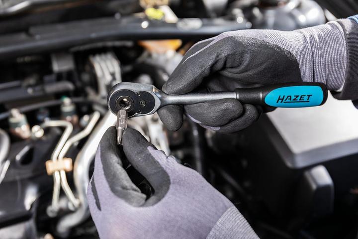 Actual product image HAZET Reversible ratchet for bits 2264-1 ∙ Hexagon, hollow 8 mm (5/16 inch) (5/16")
