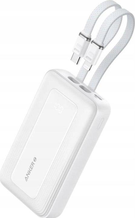 Produktbild Anker | Power Bank | A1680H21 | 10000 mAh | USB-C 30W, Lightning 27W | Built-In USB-C and Lightning Cables (10000 mAh)