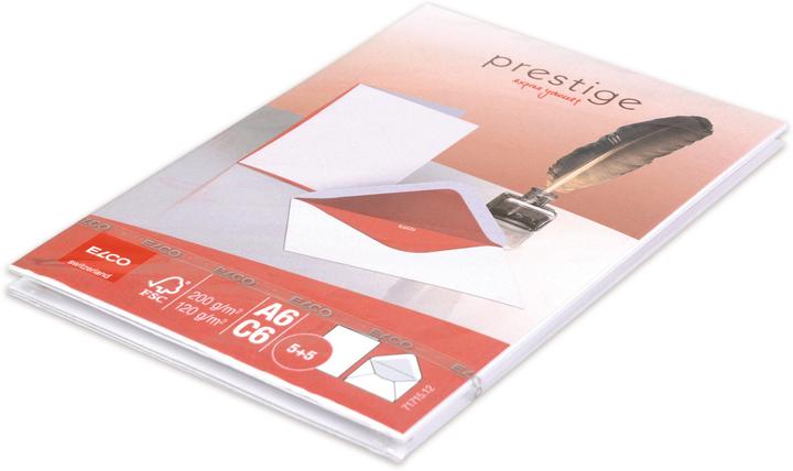 Produktbild Elco Doppelkarten mit Briefumschläge Prestige (C6, A6, 5 x)