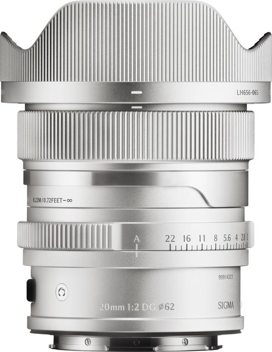 Image du produit Sigma 20mm F2,0 DG | Contemporary (L-Mount) (Silver) (Sigma SA, Plein format)