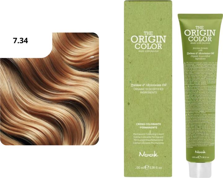 Immagine prodotto Nook Tintura per capelli Origin Colour (7,34 Biondo Rame Dorato)