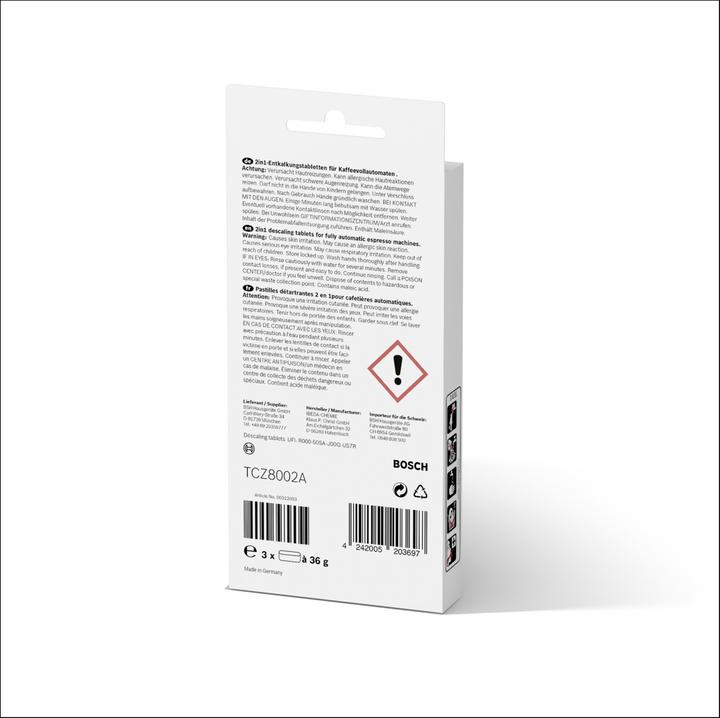 Produktbild Bosch Hausgeräte TCZ 8002 A