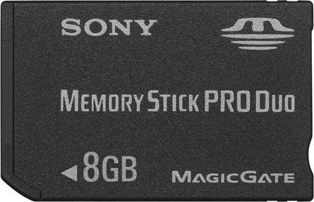 Produktbild Sony Memory Stick Pro Duo 8GB (1 GB, Memory Stick Duo)