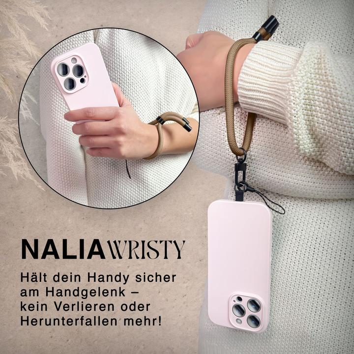 Actual product image Nalia Wristy Lanyard Handykette – Universal Trageband für Smartphones – Verstellbar, Soft & Elastisch