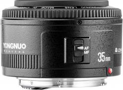 Actual product image Yongnuo 35mm f/2 Canon EF (Canon EF, full size, APS-C / DX)