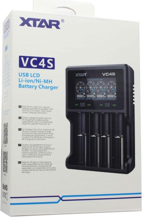Produktbild Xtar VC4S (1 Stk., Ladegerät inkl. Akku)