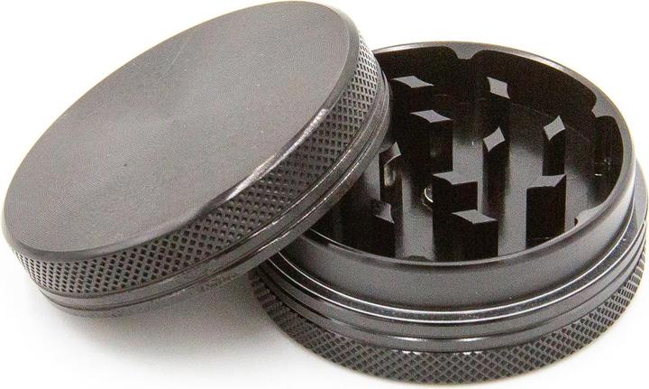 BestV Aluminium Grinder Black 2 Parts 50mm