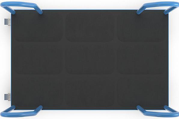 Produktbild eurokraft pro Seitenbügelwagen mit 4 Seitenbügeln (500 kg)