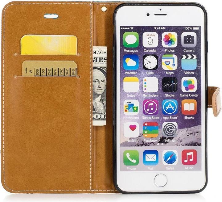 Actual product image König Design Case Mobile Protection for Apple iPhone 6 Plus / 6s Plus Case Cover Wallet Bag (Apple iPhone 6 Plus)