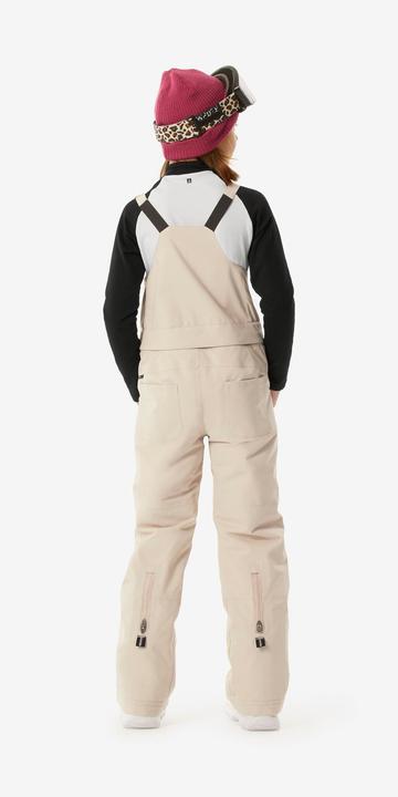 Actual product image Wedze Snowboard trousers dungarees kids piste - 500 white (164)
