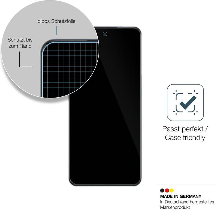 Actual product image Dipos Anti-Shock Screen Protector Clear (1 Piece, Oppo A98)
