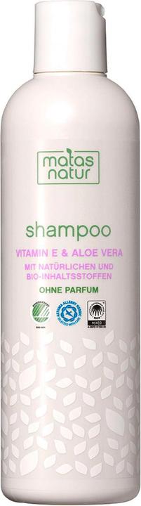 Image du produit Matas Shampooing naturel à l'aloe vera bio et à la vitamine E (400 ml, Shampoing liquide)