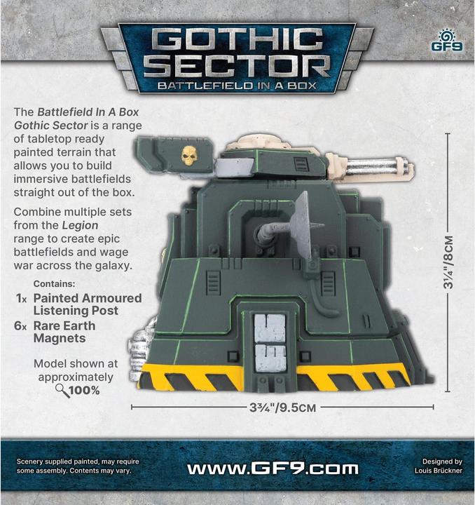 Immagine prodotto Gale Force Nine Settore Gotico: Posto di ascolto blindato della Legione (x1)