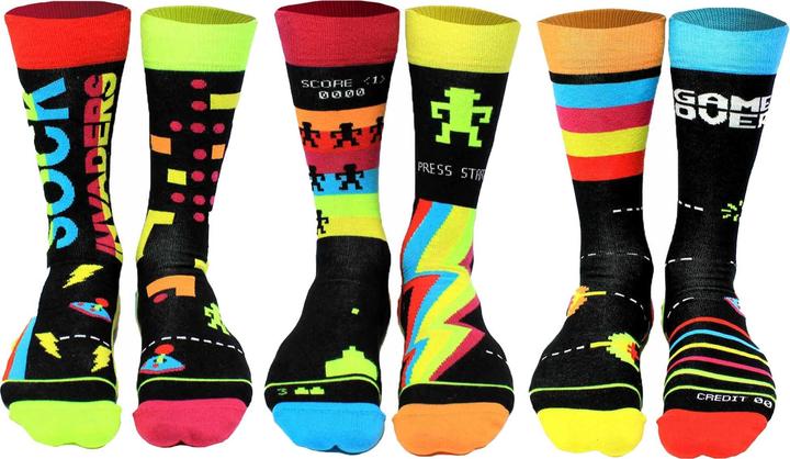 United Oddsocks Invaders (3er Pack, 39 - 46)