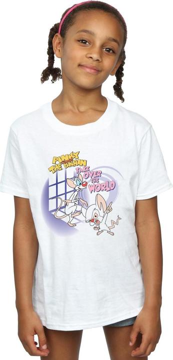 Image du produit Universal Textiles - T-shirt PINKY AND THE BRAIN TAKE OVER THE WORLD - Fille (116)