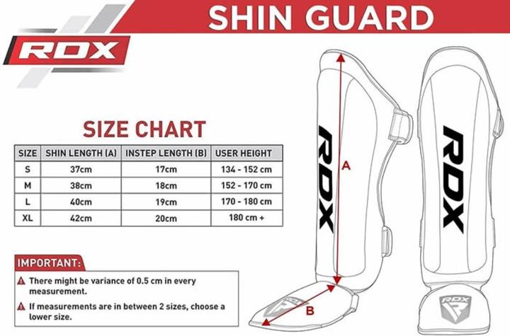 Actual product image Rdx Shin Instep Molded King (S)