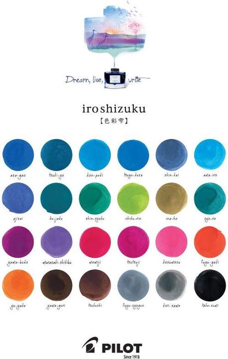Produktbild Pilot Iroshizuku Tinte 50ml - TAKE-SUMI (Füllertinte, Schwarz)