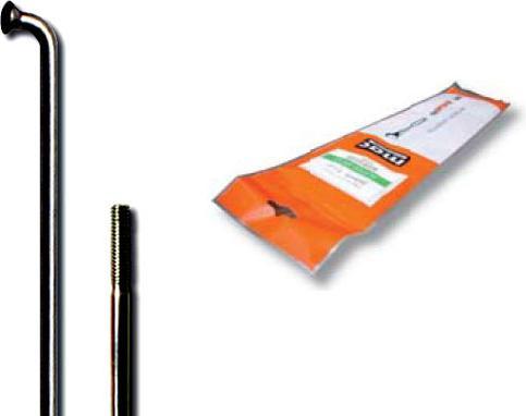 Image du produit cnSpoke Rayons 134T 2,3-2.3-2.0 acier inoxydable 284 mm noir 72 pcs.