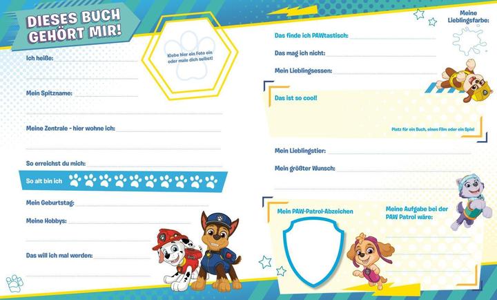 Immagine prodotto Paw Patrol - Mein Freundebuch (Tedesco, 2023)
