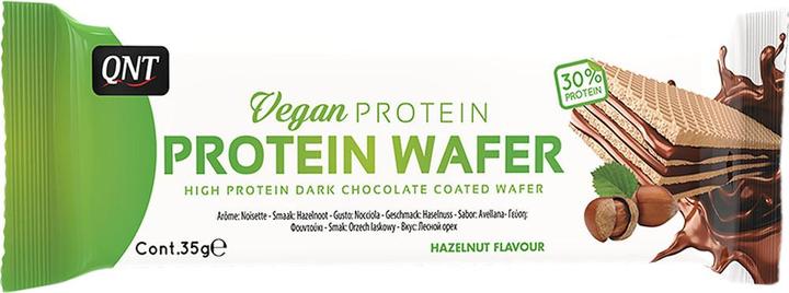 Image du produit QNT Vegan Protein Wafer Hazelnut (Noisette, 1 pcs, 38 g)