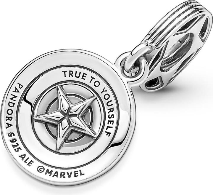 Produktbild Pandora Marvel The Avengers Captain America Shield (Sterling Silber 925, Emaille)