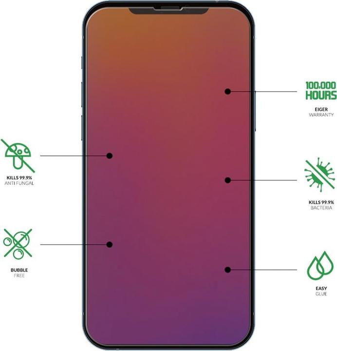 Image du produit Eiger Mountain Glass+ (1 pièce(s), Apple iPhone 13 mini)