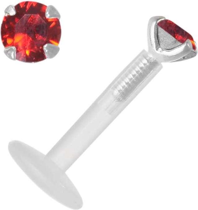 Produktbild Bijouteria Piercing (Premium Kristall, Bioplast, Silber 925)