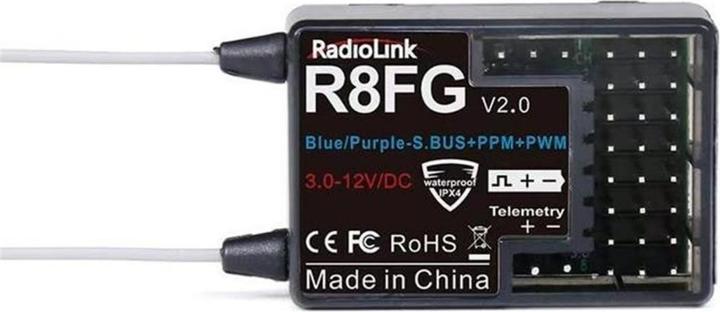 RadioLink Empfänger R8FG mit Gyro 8-Kanal, Einsatzbereich