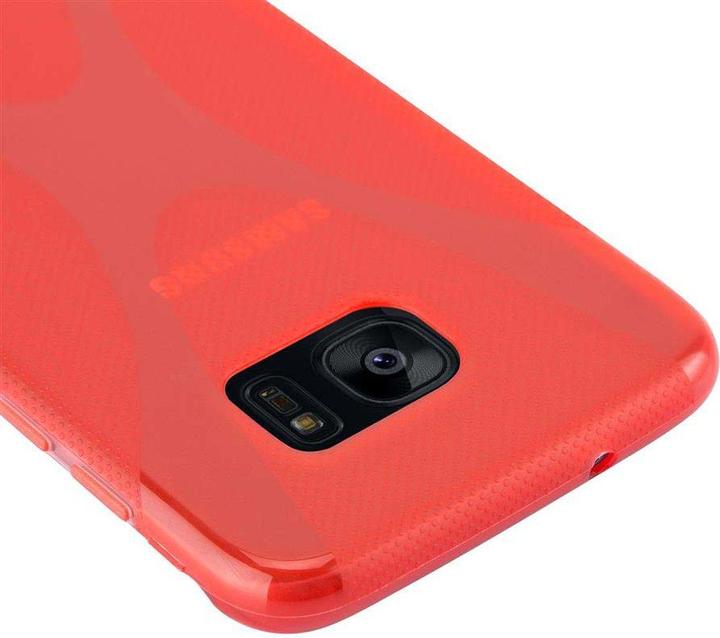 Actual product image Cadorabo TPU X-Line Cover (Samsung Galaxy S7 Edge)