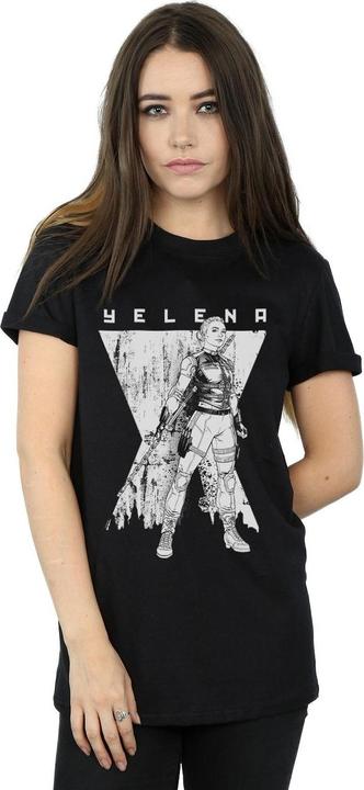 Produktbild Black Widow Film Yelena Romanoff Mono Baumwolle Boyfriend TShirt (3XL)
